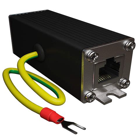 ethernet surge protector junction box|ethernet cable surge protector.